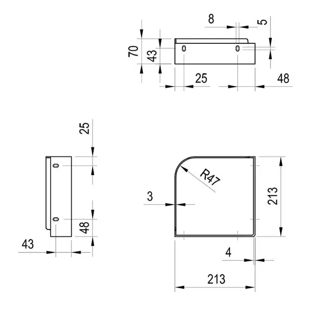 Ravak - Yard - Mosdó szerelvények és kiegészítők - X01784 – 2. kép