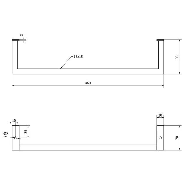 Sapho - Equipment and accessories - Mosdó szerelvények és kiegészítők - HG460 – 2. kép