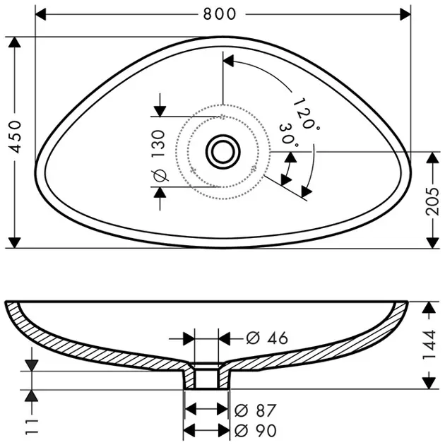 Axor - Massaud - Mosdó - 42300000 – 2. kép