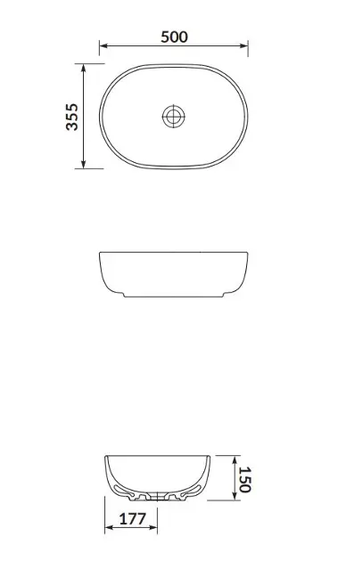 Cersanit - Moduo - Mosdó - K116-049 – 2. kép