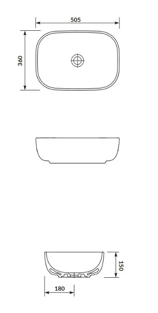 Cersanit - Moduo - Mosdó - K116-050 – 2. kép