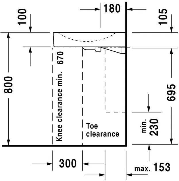 Duravit - Architec - Mosdó - 0443580000 – 4. kép