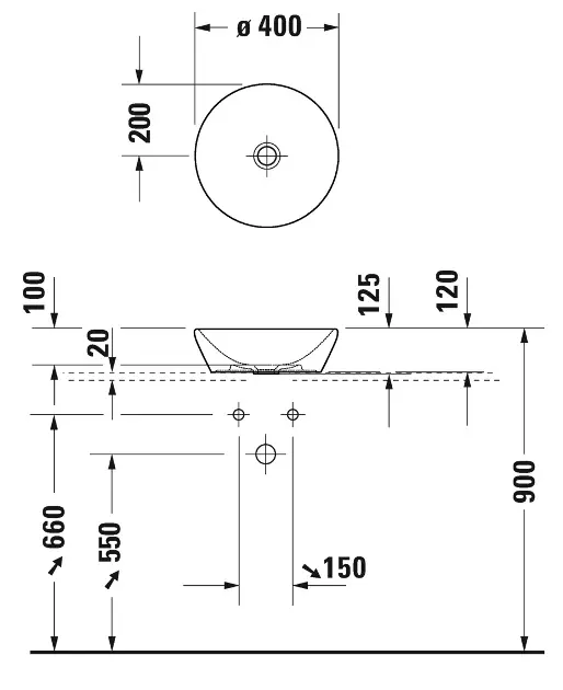 Duravit - D-Neo - Mosdó - 2371400070 – 2. kép