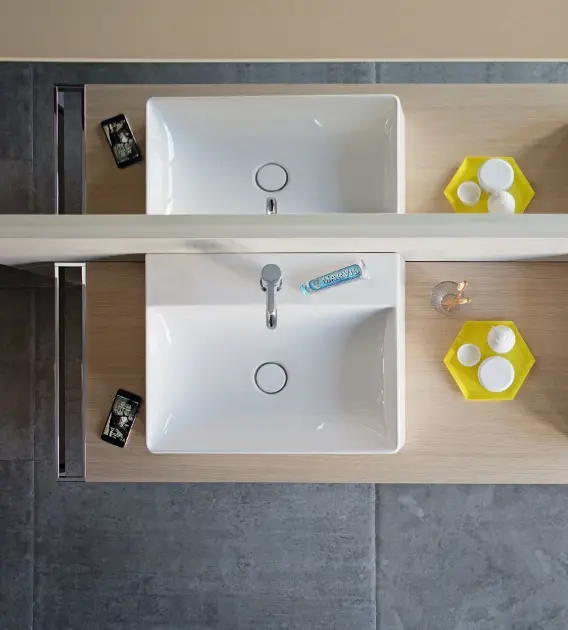 Duravit - DuraSquare - Mosdó - 23535000711 – 3. kép