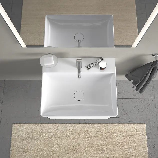 Duravit - DuraSquare - Mosdó - 2353600071 – 7. kép