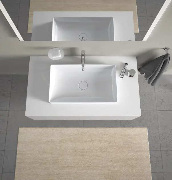 Duravit - DuraSquare - Mosdó - 23556000001 – 4. kép