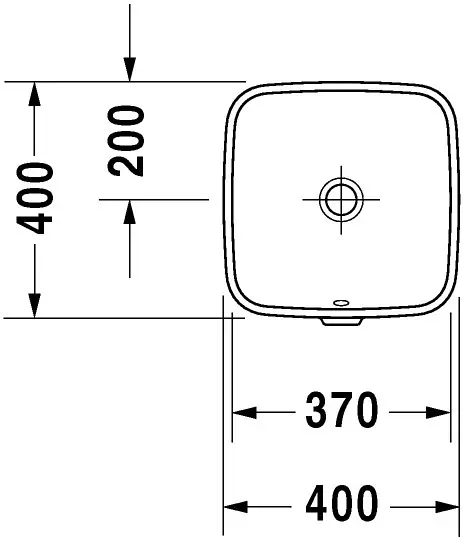Duravit - DuraStyle - Mosdó - 03733700001 – 2. kép
