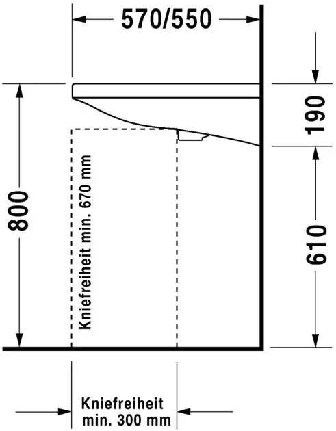 Duravit - DuraStyle - Mosdó - 2329650000 – 3. kép