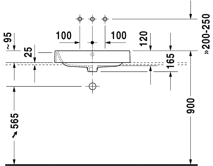 Duravit - Happy D.2 - Mosdó - 2314600000 – 4. kép