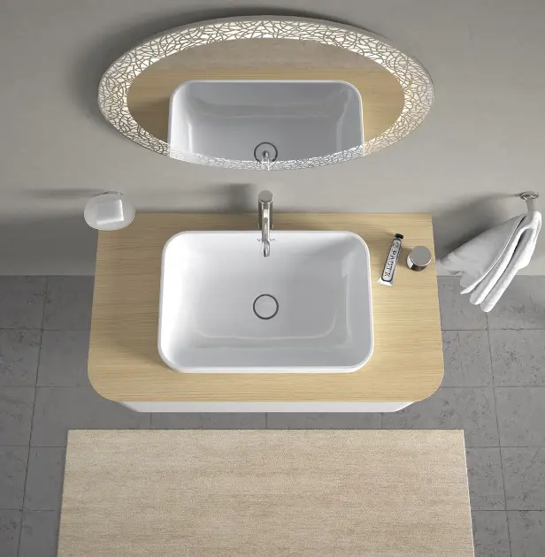 Duravit - Happy D.2 Plus - Mosdó - 23596000001 – 4. kép