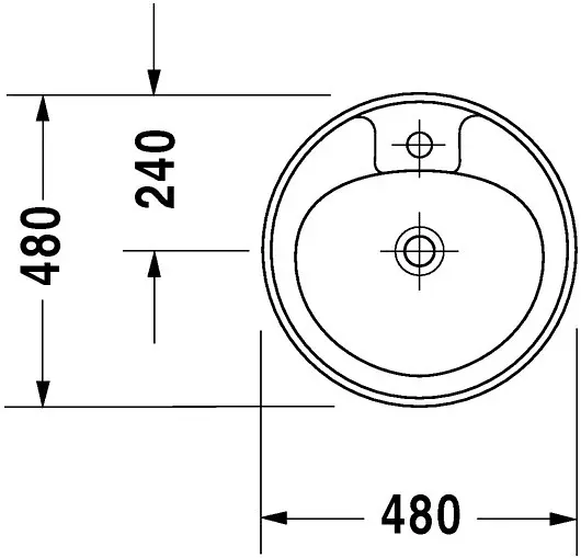 Duravit - Manua - Mosdó - 5220480000 – 2. kép