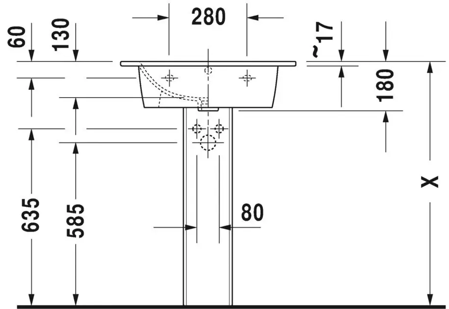 Duravit - ME by Starck - Mosdó - 2336630000 – 4. kép