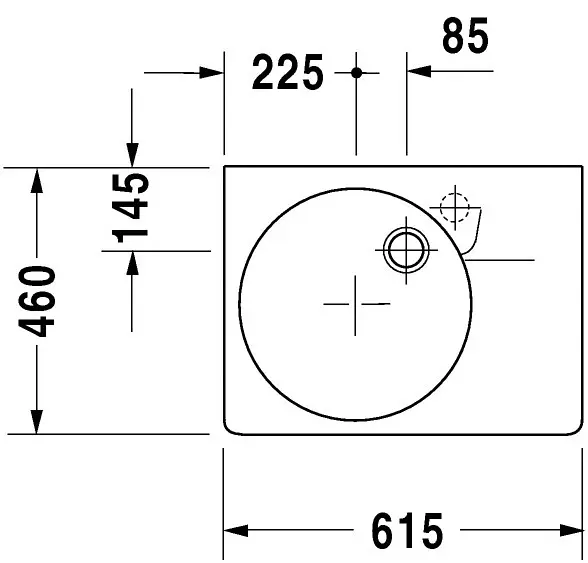 Duravit - Scola - Mosdó - 0685600000 – 2. kép