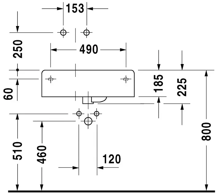 Duravit - Scola - Mosdó - 0685600000 – 3. kép