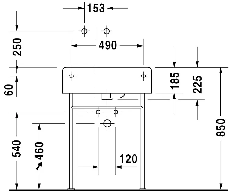 Duravit - Scola - Mosdó - 0685600000 – 4. kép