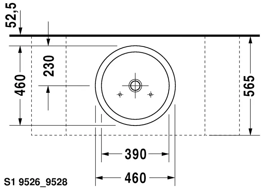 Duravit - Starck 1 - Mosdó - 0445460000 – 6. kép