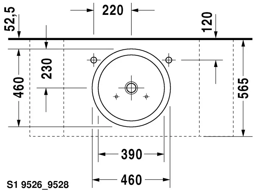 Duravit - Starck 1 - Mosdó - 0445460000 – 8. kép