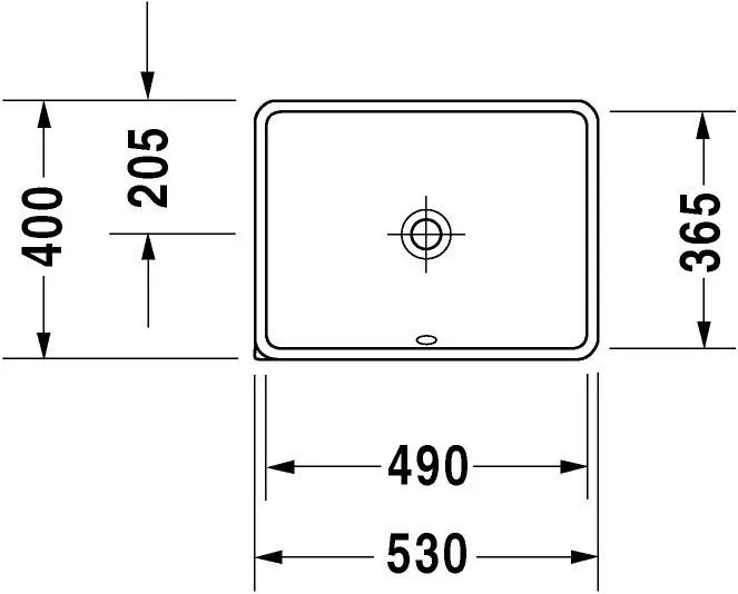 Duravit - Starck 3 - Mosdó - 0305490000 – 2. kép