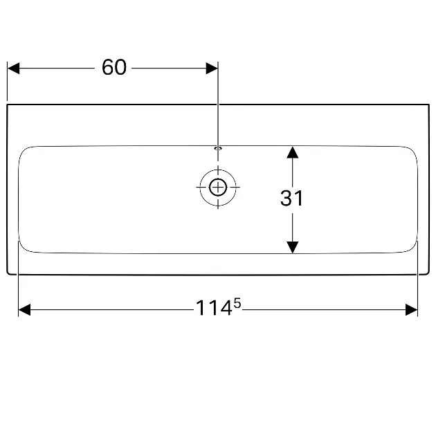 Geberit - iCon - Mosdó - 124025000 – 2. kép