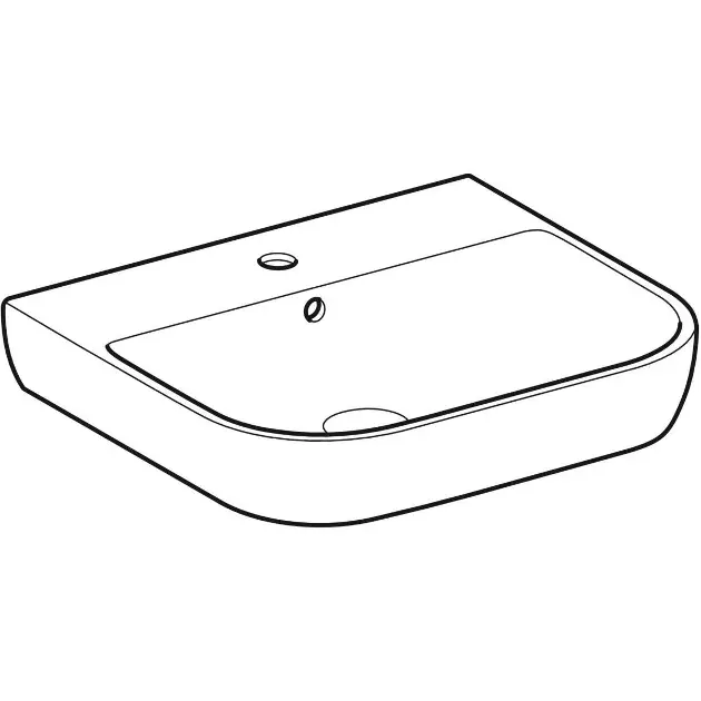 Geberit - Smyle - Mosdó - 500.227.01.1 – 3. kép