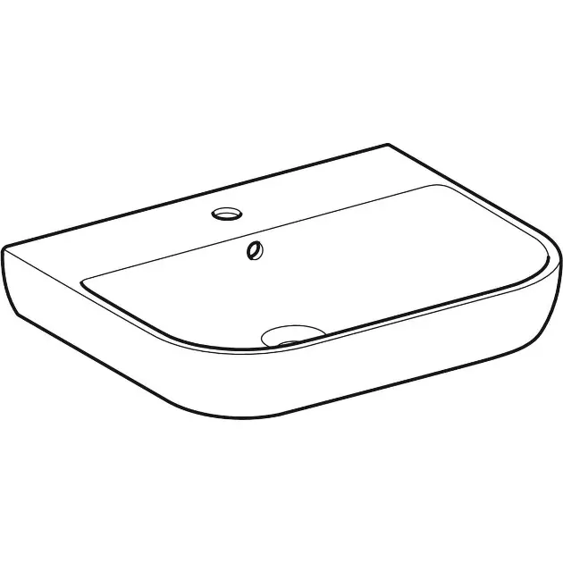 Geberit - Smyle - Mosdó - 500.228.01.1 – 3. kép