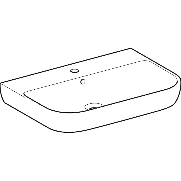 Geberit - Smyle - Mosdó - 500.248.01.1 – 3. kép