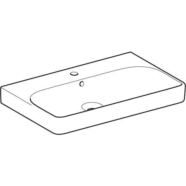 Geberit - Smyle Square - Mosdó - 500.249.01.1 – 3. kép