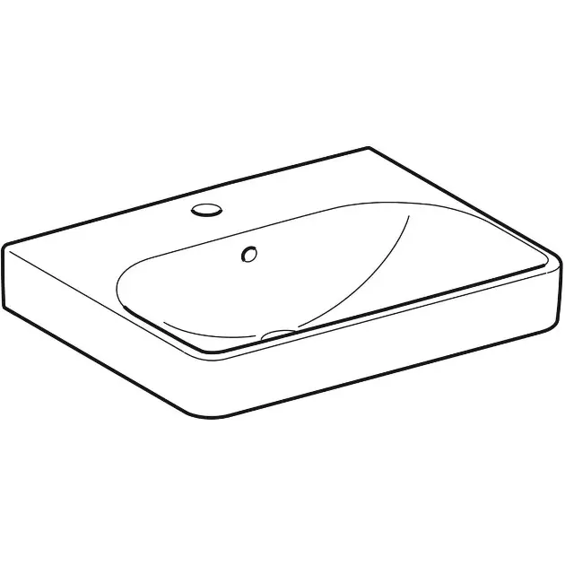 Geberit - Smyle Square - Mosdó - 500.259.01.1 – 3. kép