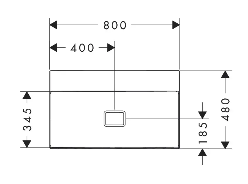 Hansgrohe - Xevolos E - Mosdó - 61097450 – 2. kép