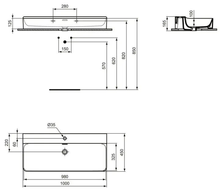 Ideal Standard - Conca Ceram - Mosdó - T369301 – 2. kép