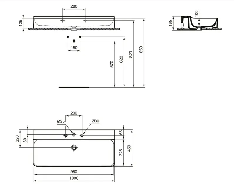 Ideal Standard - Conca Ceram - Mosdó - T380101 – 2. kép
