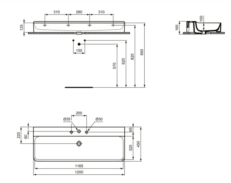 Ideal Standard - Conca Ceram - Mosdó - T380701 – 2. kép
