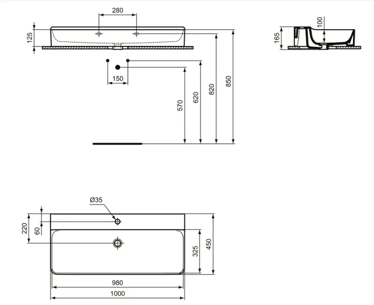Ideal Standard - Conca Ceram - Mosdó - T383501 – 2. kép