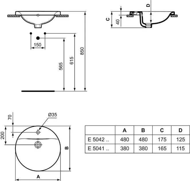 Ideal Standard - Connect - Mosdó - E504101 – 2. kép