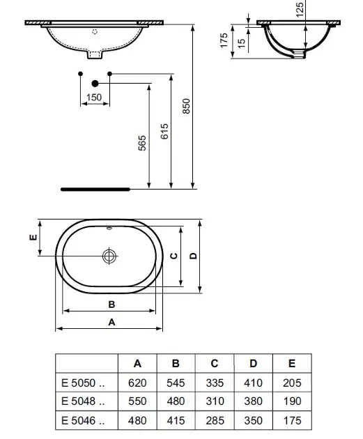 Ideal Standard - Connect - Mosdó - E504801 – 2. kép