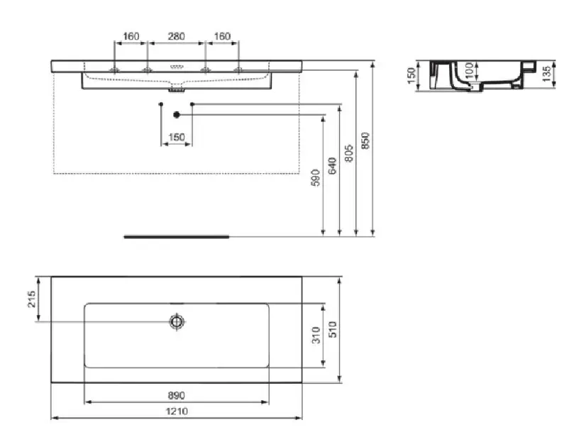 Ideal Standard - Extra - Mosdó - T437301 – 2. kép