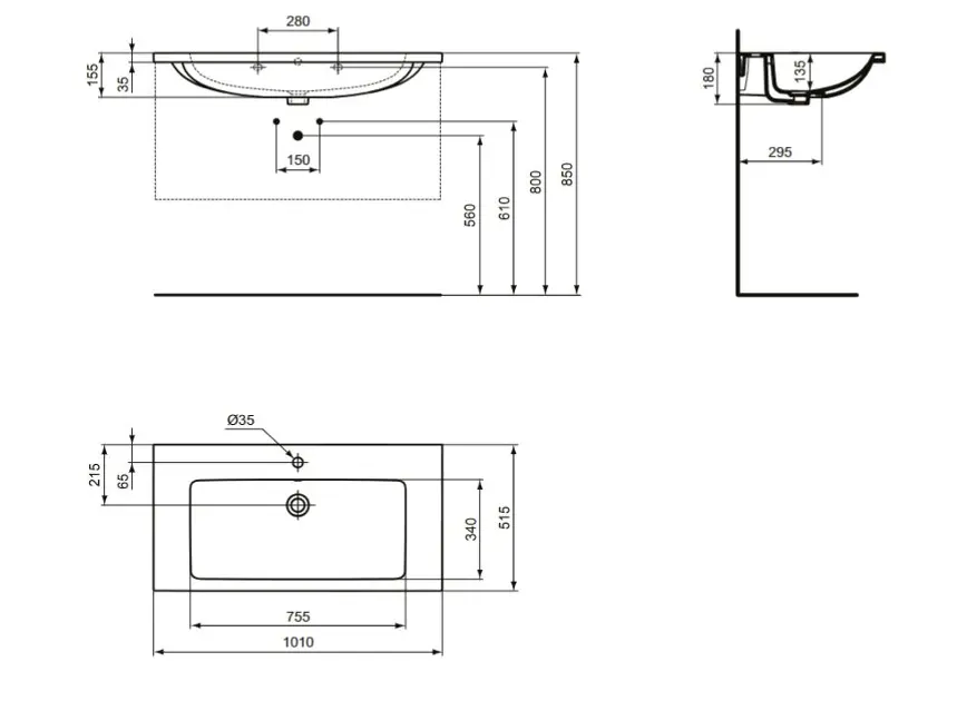 Ideal Standard - i.Life B - Mosdó - T460301 – 2. kép