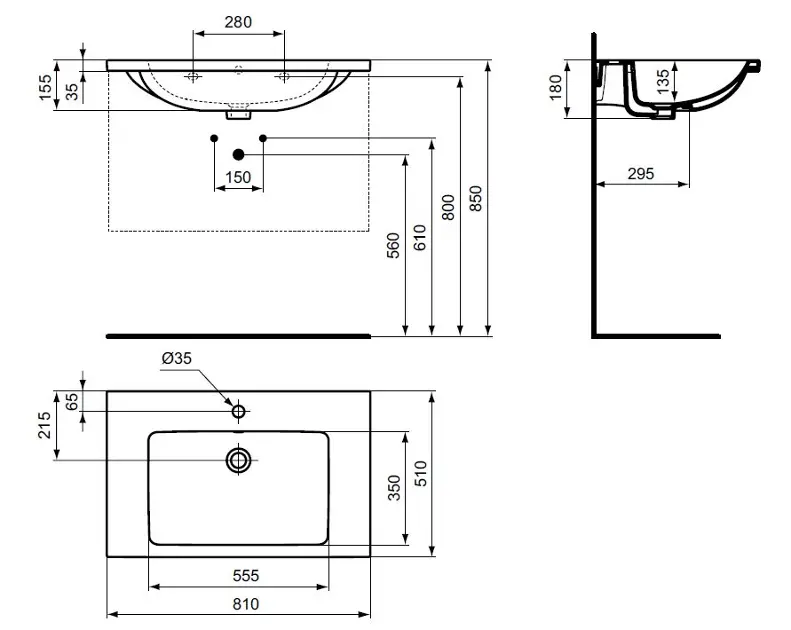 Ideal Standard - i.Life B - Mosdó - T460458 – 2. kép
