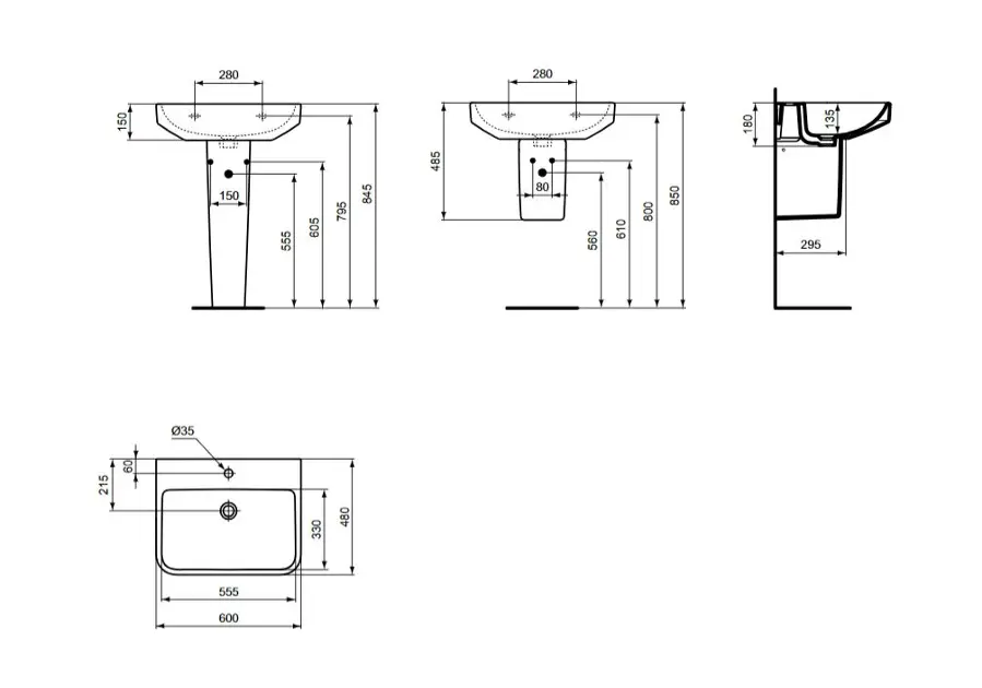Ideal Standard - i.Life B - Mosdó - T460701 – 2. kép