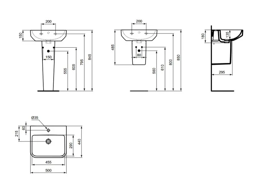 Ideal Standard - i.Life B - Mosdó - T460901 – 2. kép