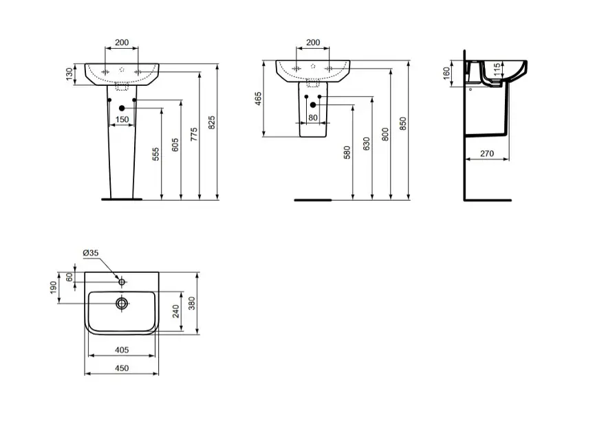 Ideal Standard - i.Life B - Mosdó - T461001 – 2. kép