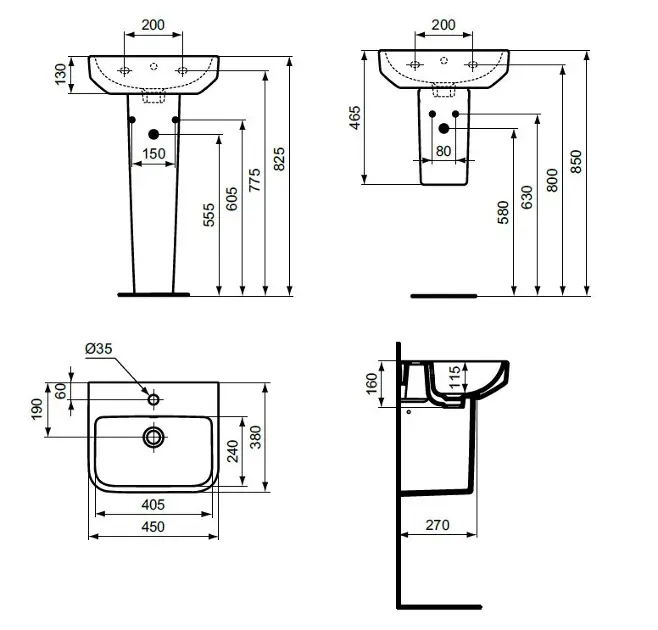Ideal Standard - i.Life B - Mosdó - T4610HY – 2. kép