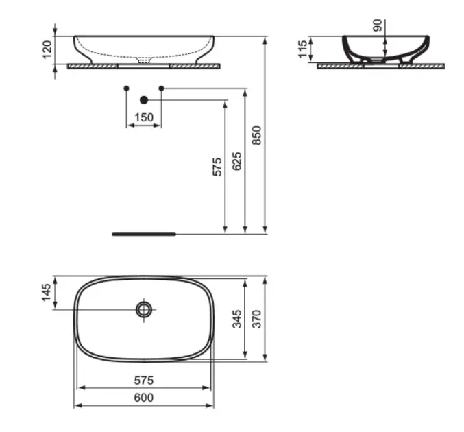 Ideal Standard - i.Life B - Mosdó - T508701 – 2. kép