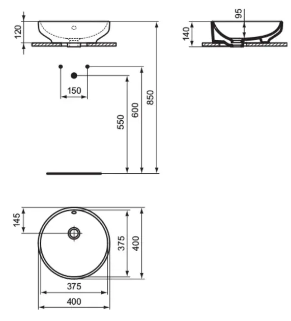 Ideal Standard - i.Life B - Mosdó - T509101 – 2. kép