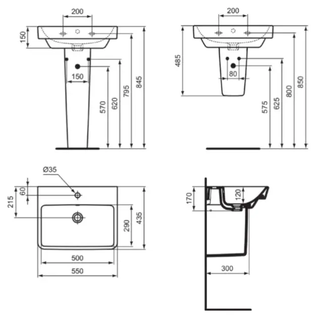 Ideal Standard - i.Life B - Mosdó - T571801 – 2. kép