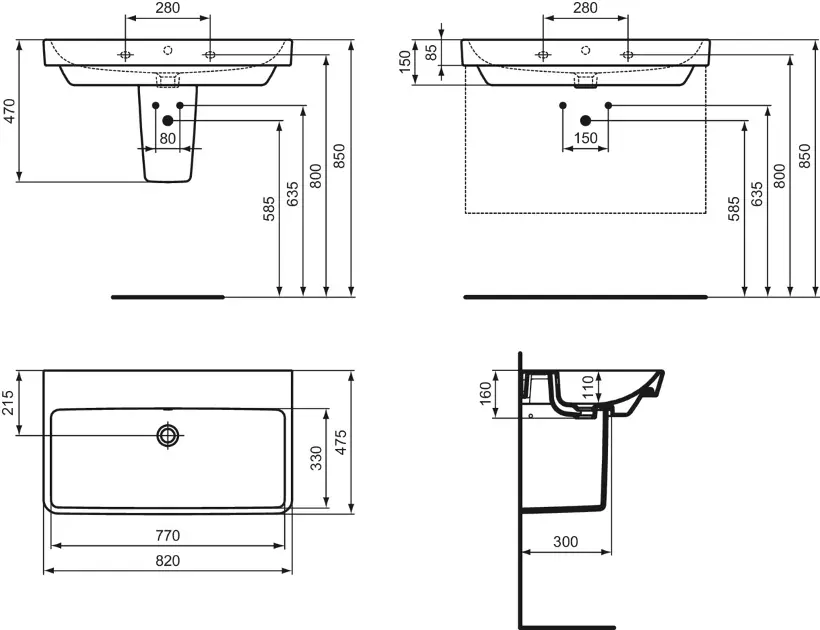 Ideal Standard - i.Life B - Mosdó - T684401 – 2. kép