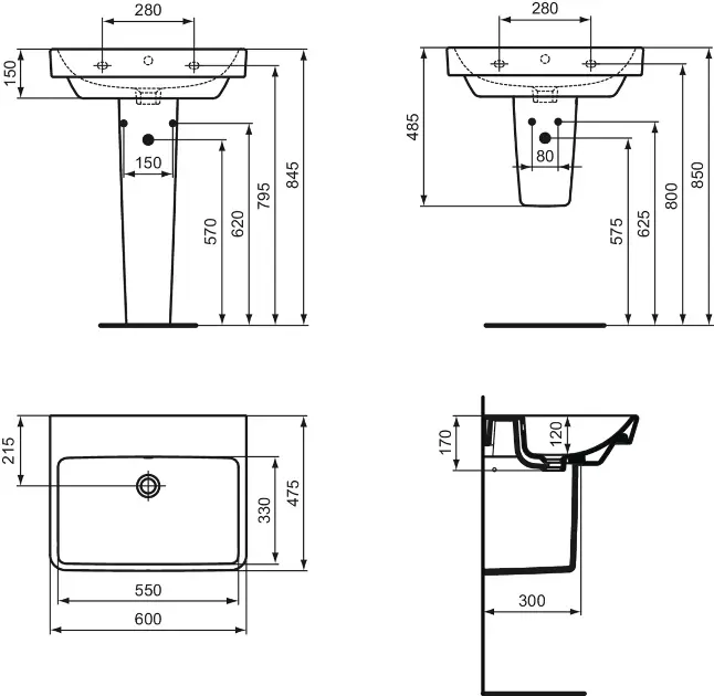Ideal Standard - i.Life B - Mosdó - T684501 – 2. kép
