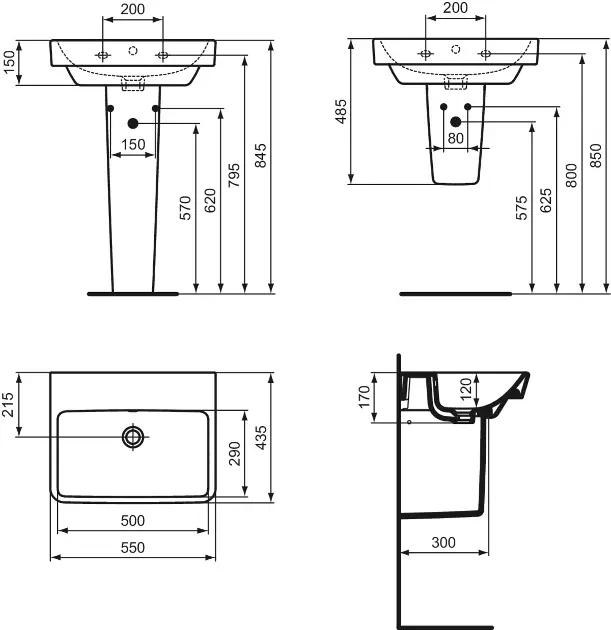Ideal Standard - i.Life B - Mosdó - T684601 – 2. kép