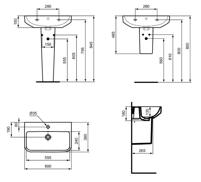Ideal Standard - i.Life S - Mosdó - T458301 – 2. kép