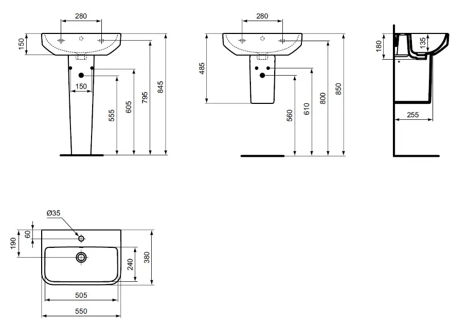Ideal Standard - i.Life S - Mosdó - T458401 – 2. kép